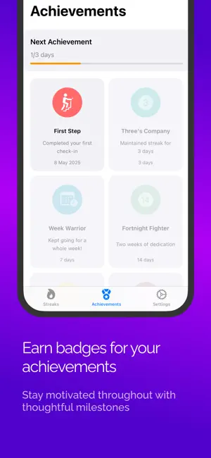 Exemplar: habit builder screenshot 2