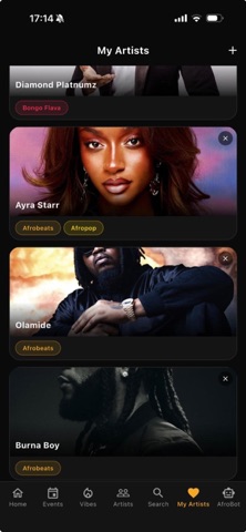 AfroEvents - Find Your Vibe Screenshot 2 of 4