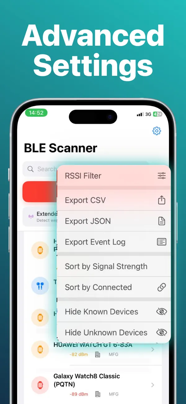 #5. Bluetooth Scanner - Scan BLE (iOS) โดย: Teoman Gul