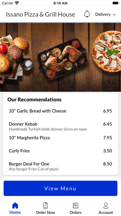 Issano Pizza & Grill House Screenshot