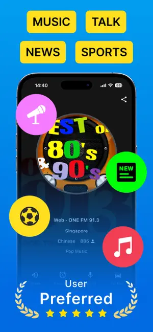 Radio FM: Local Radio Stations screenshot 1