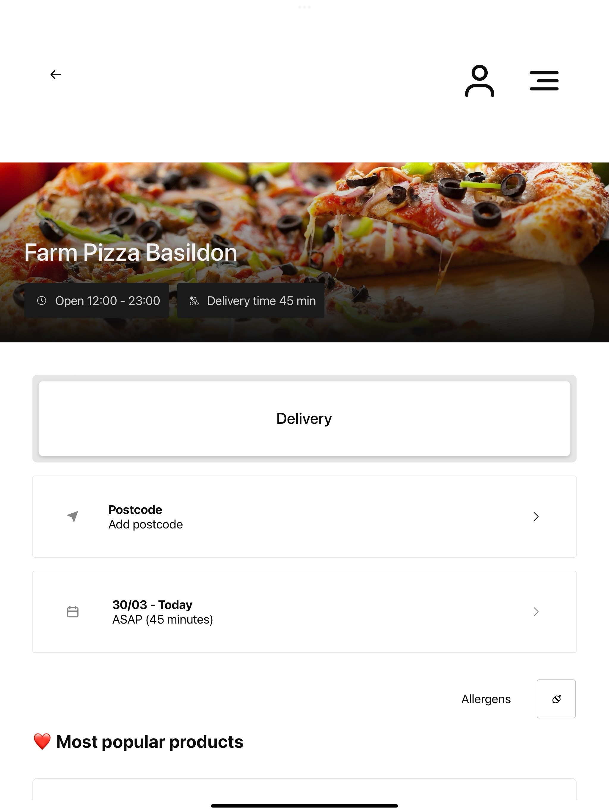 Farm pizza