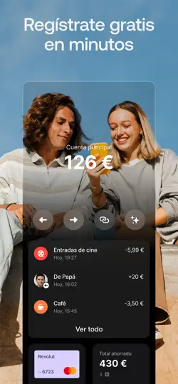 Captura de pantalla de Revolut — Cuenta Adolescente en iPhone 2