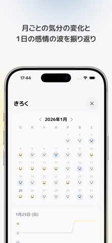 re:mood - 気分の記録と心のグラフ iPhone screenshot