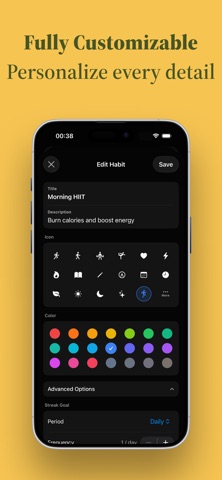 Habit Tracker - HabitGrid screenshot