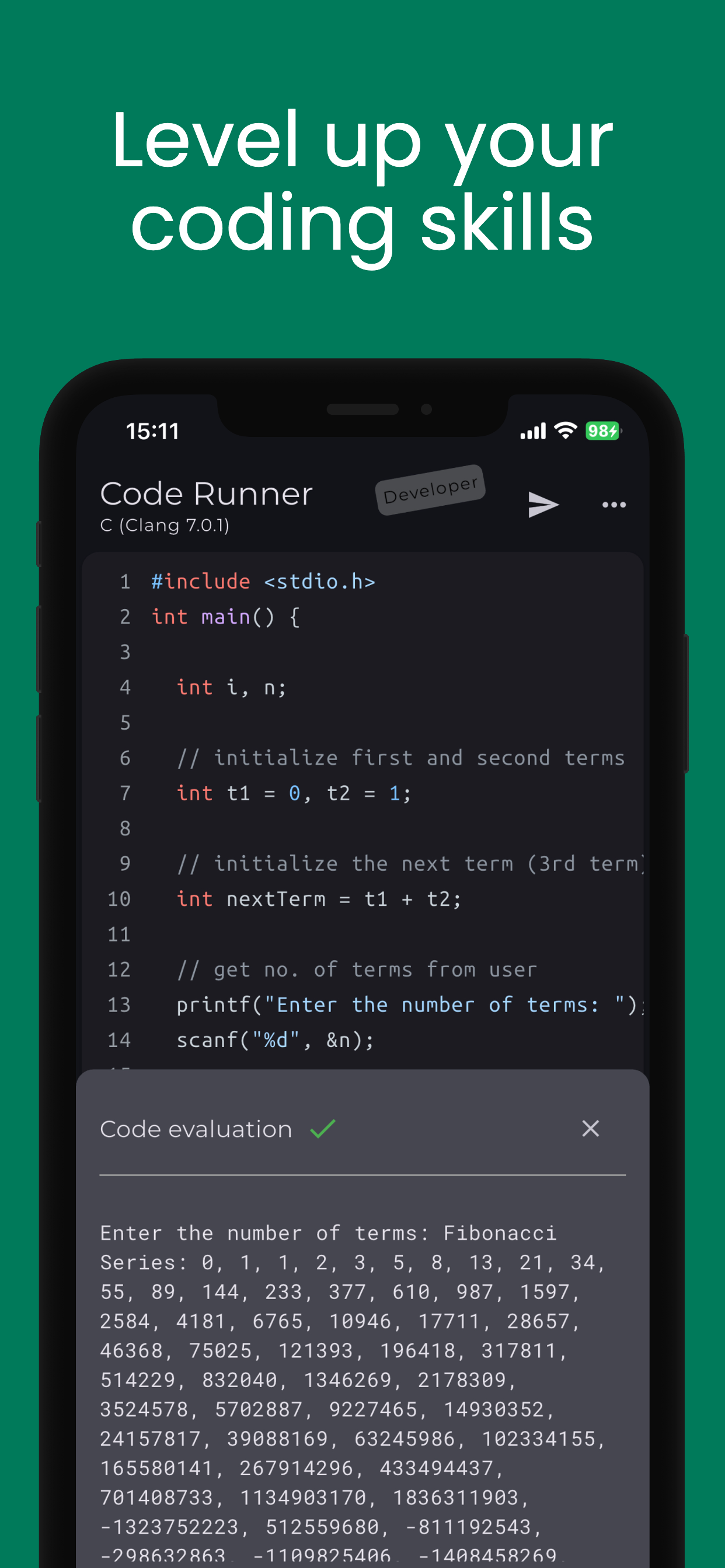 Code Runner App Compiler & IDE