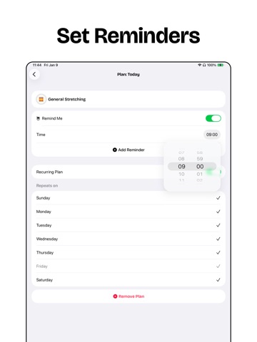 Habit Tracker ◡ timespent iPad screenshot