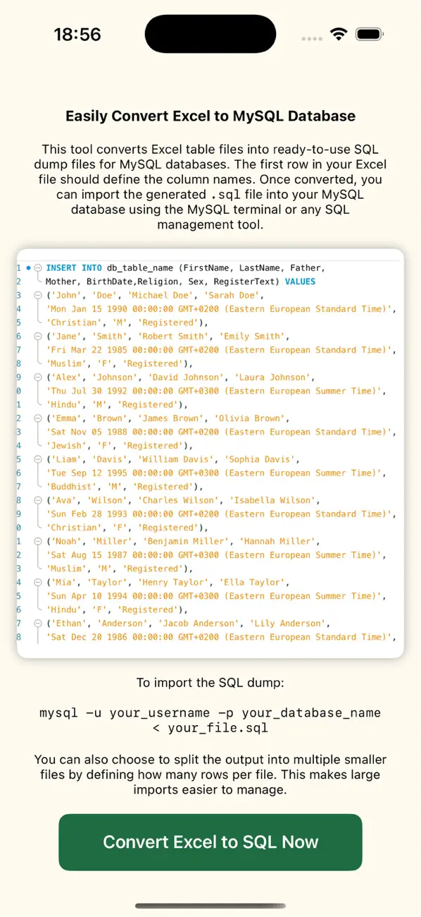 #1. Sql dump (iOS) โดย: KANZATI – ZIAD KHAZZAKA&CO.