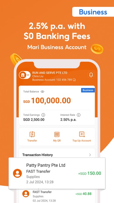 MariBank Singapore iPhone screenshot 5 - Finance app