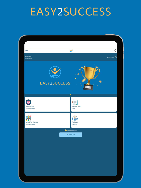 Easy2Success iPad screenshot 2 - Productivity app