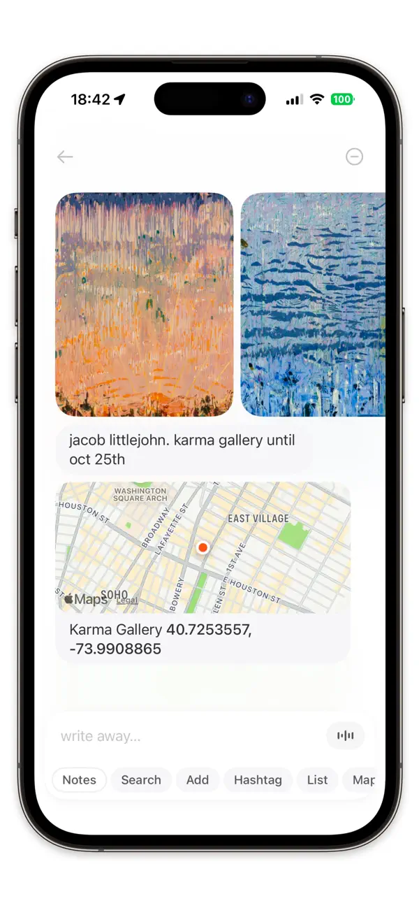 #1. echo – quick notes (iOS) Ved: Arjun Mahanti