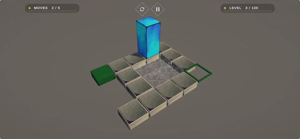 Capture d'écran de Block Fall Logic Puzzle sur iPhone 1