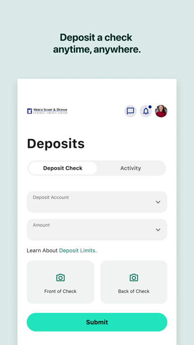Merck Sharp & Dohme FCU Mobile iPhone screenshot 4 - Finance app