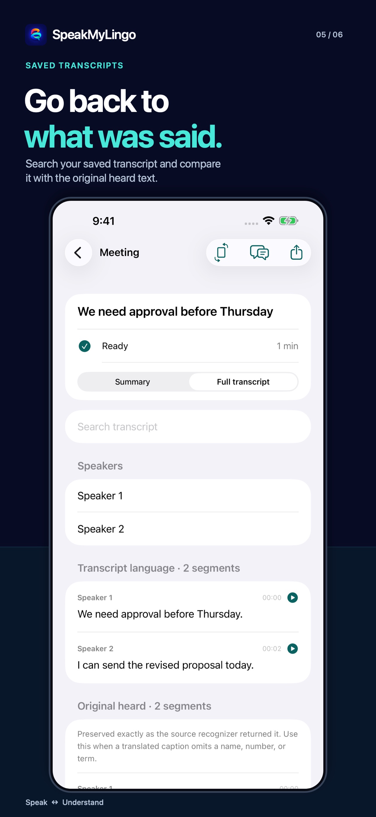 Screenshot 5 of SpeakMyLingo