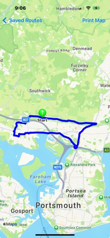 GPX Route Viewer screenshot
