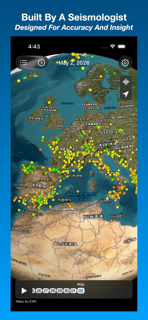 Epicenter - Earthquake Map - Weather App | MWM