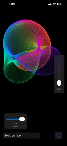 Surfaces in Space Screenshot 2 of 10