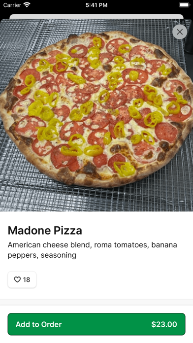 Lo Piccolo's Pizza iPhone screenshot 4 - Food & Drink app