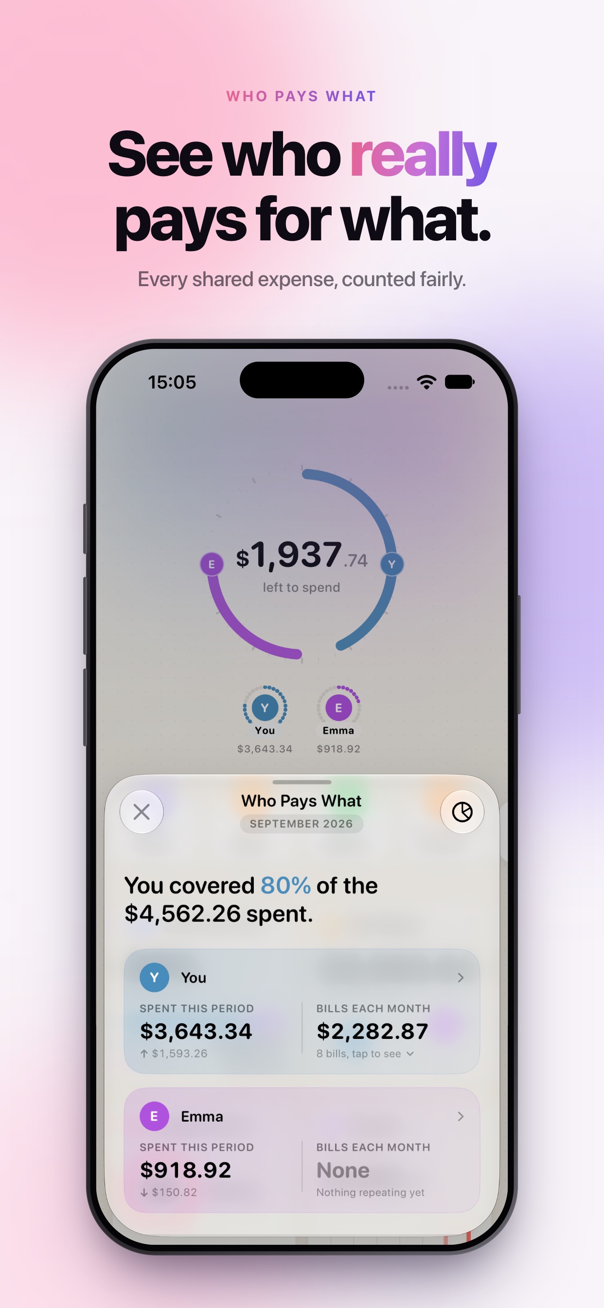 Screenshot 3 of Control: Shared Budget