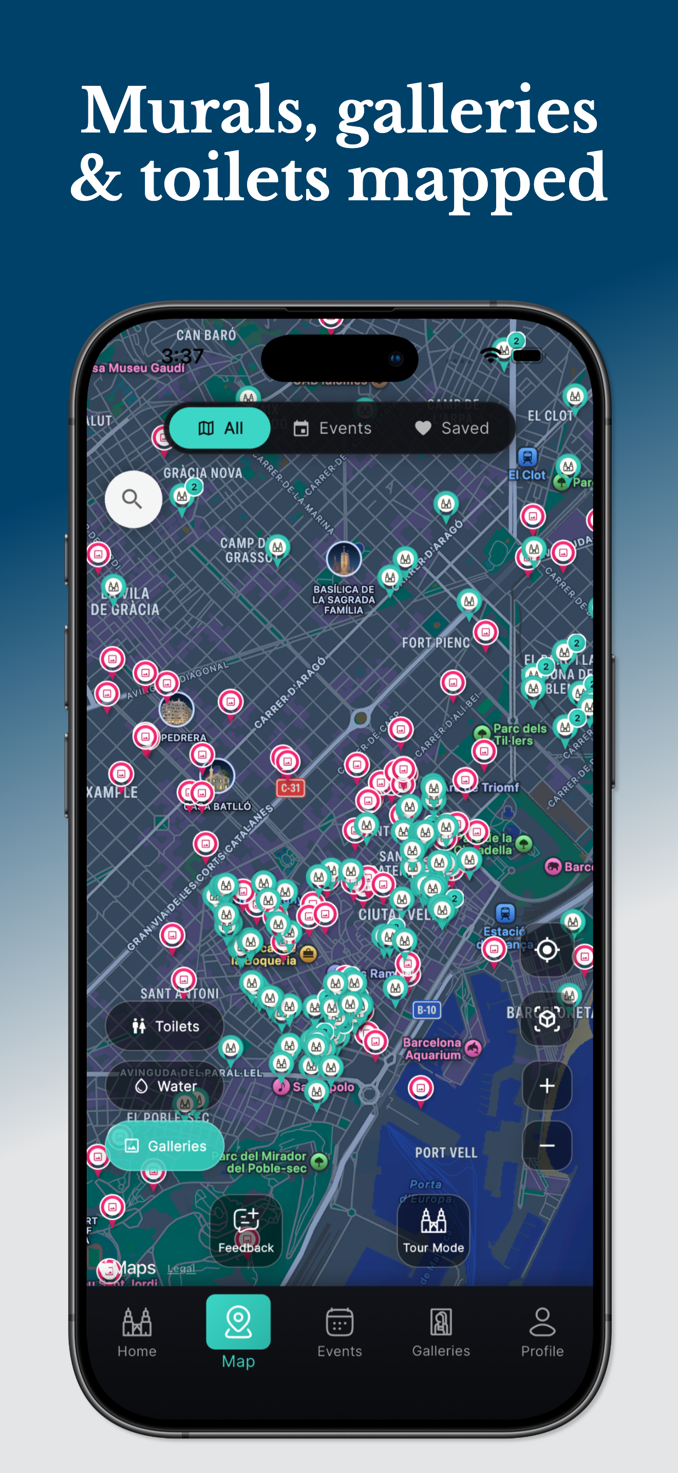Barcelona Art Walk: City Guide screenshot 2