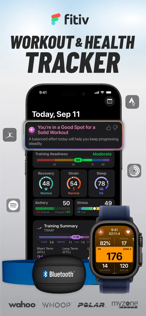 Screenshot #1 pour FITIV Pulse - Workout Tracker