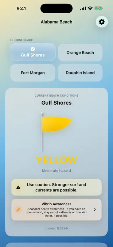 Alabama Beach Flag screenshot 1 of 5
