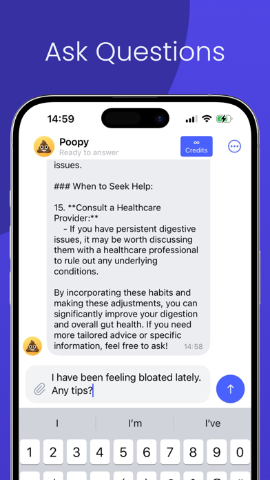 Poop Chat - AI Gut Wellness Screenshot