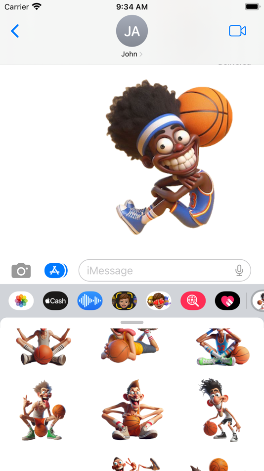 #5. Goofy Basketball Player (iOS) Podle: Paul Scott