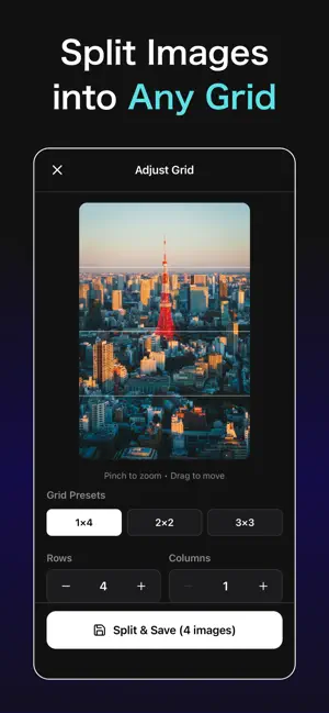 Grid Cuts - Photo Splitter screenshot 2