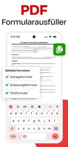 PDF Füller und Unterschrift screenshot 1