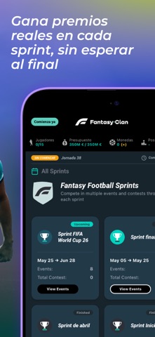 Fantasy Clan - Fútbol Mánager iPhone screenshot