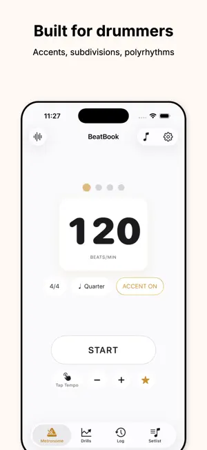 BeatBook: Drum Metronome screenshot 2