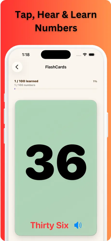Numbers Flashcards for Kids screenshot 2