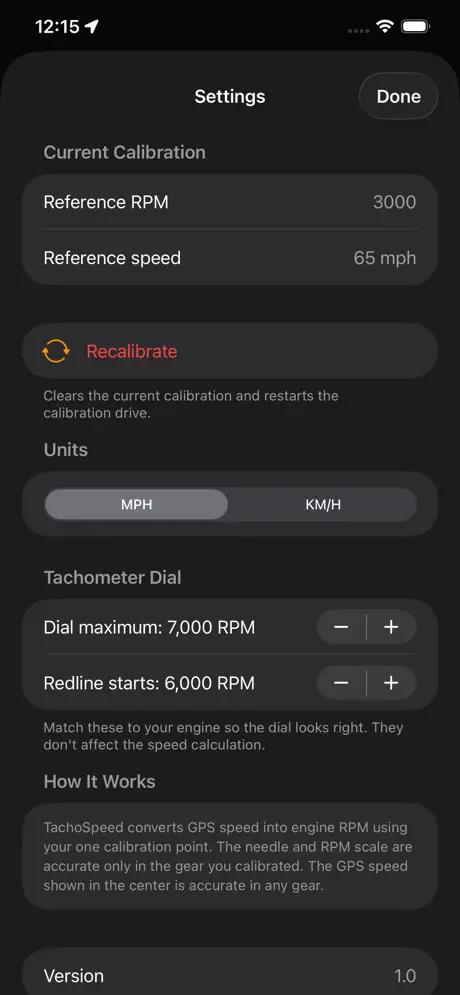 TachoSpeed screenshot 3