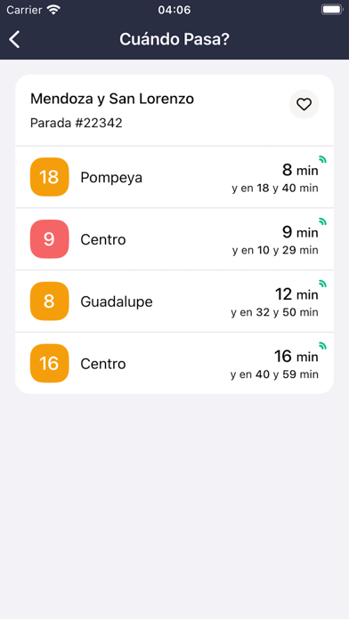 Screenshot #1 pour Cuándo Pasa? - Santa Fe