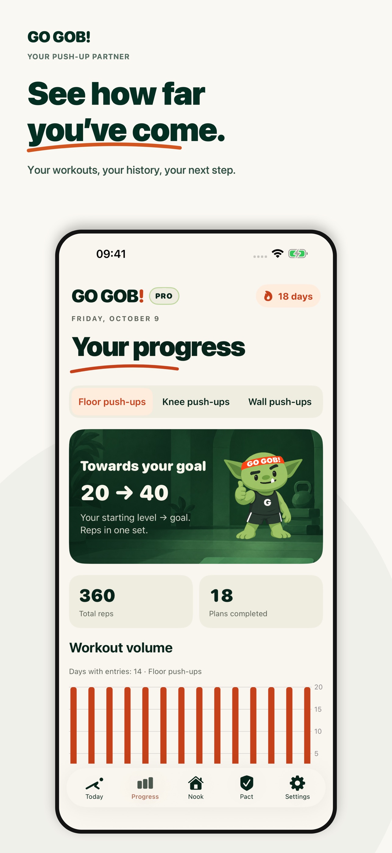 Screenshot 4 of Go Gob! AI Push-Up Counter