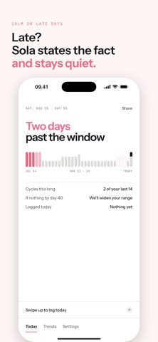 Sola: Period & Cycle Tracker Screenshot 5 of 8
