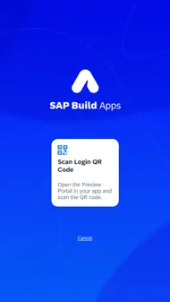 SAP Build Apps Preview iphone bilder 1