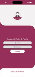 Univalle Movil Padre screenshot #1 for iPhone