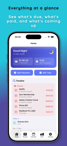 PayTask - Bills & Tasks Screenshot 1 of 5