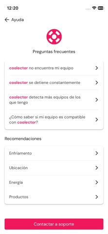 Coolector iPhone screenshot