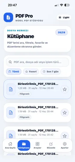 PDF-PRO iPhone Ekran Görüntüsü 4