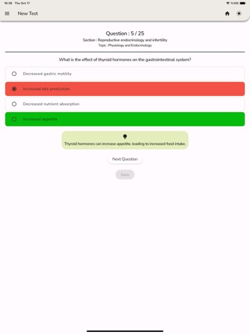 Gynaecology & Obstetrics Exam iPad screenshot