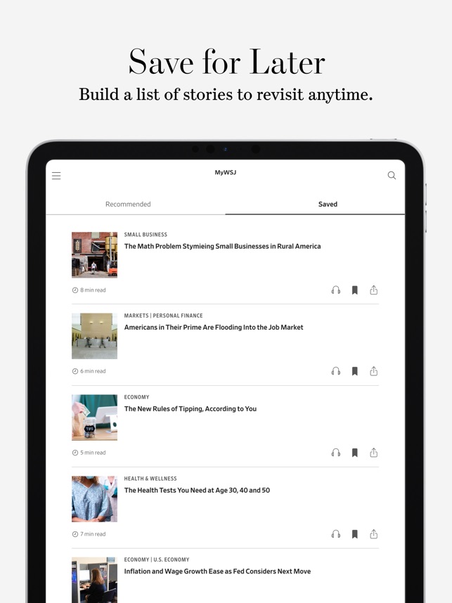 The Wall Street Journal.」をApp Storeで