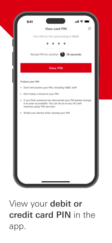 HSBC UK Mobile Banking screenshot 5 of 8