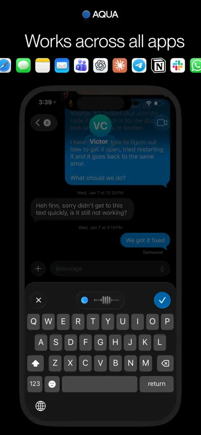 Aqua Voice: AI Voice Keyboard screenshot 2