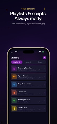 DJ Event Manager - Que iPhone screenshot