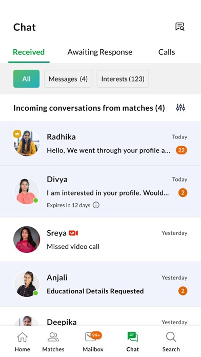 HindiMatrimony - Marriage App Screenshot