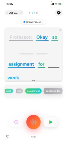 MOMO Echo · English Listening iPhone screenshot