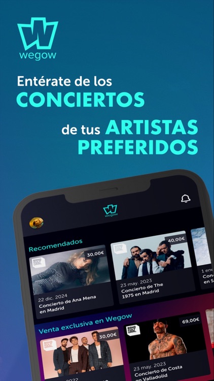 Wegow: Concerts & Festivals
